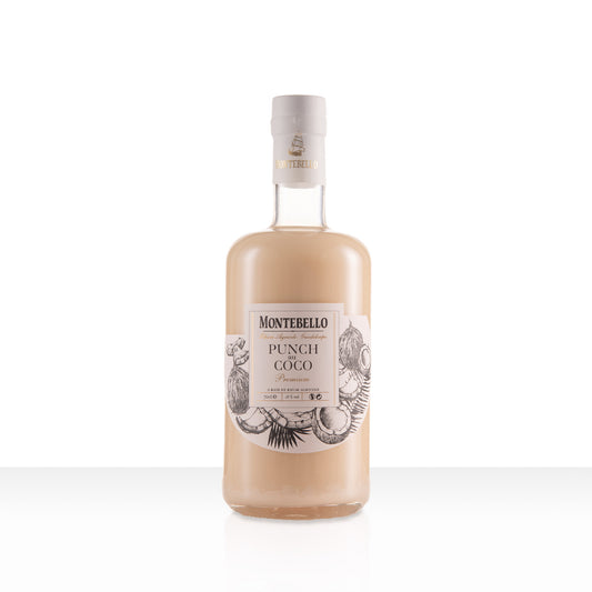 Punch Coco Montebello - Liqueur de Rhum Agricole de Guadeloupe | 18% vol | 70cl