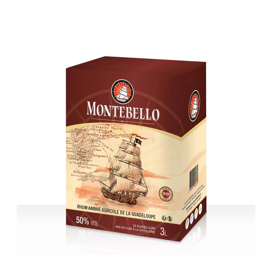 Rhum Ambré Agricole Montebello - Guadeloupe| 50% vol | 300cl