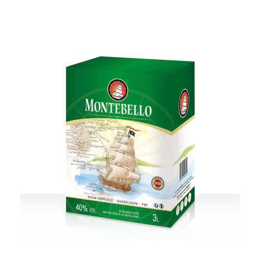 Rhum Blanc Agricole Montebello - Guadeloupe| 40% vol | 300cl