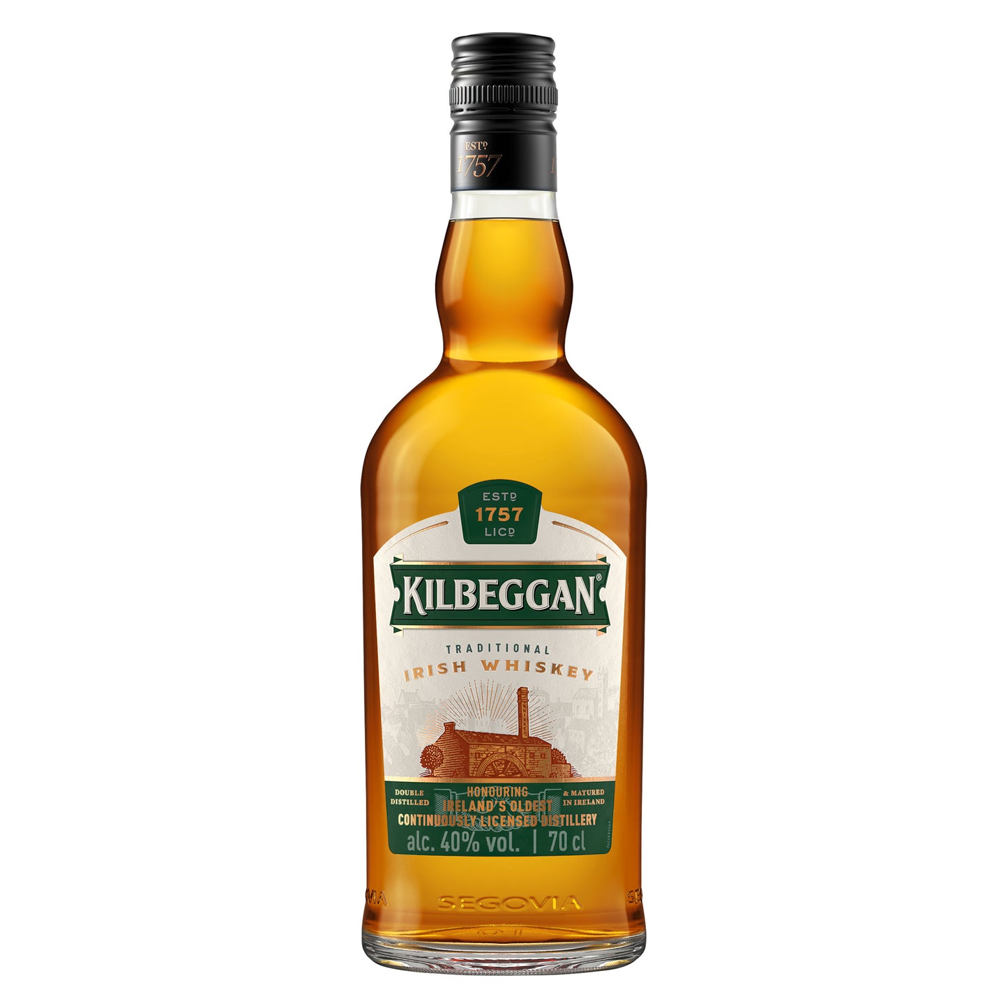 Kilbeggan Traditional Irish Whiskey| 40% vol | 70cl