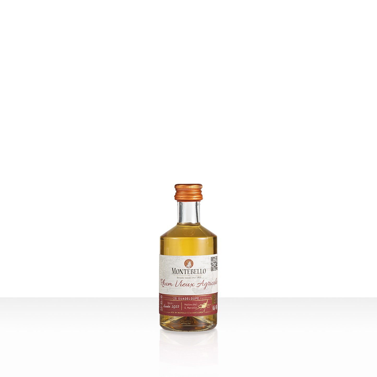 Mignonette Rhum Vieux Agricole Montebello 3 ans - 5cl| 43% vol | 50cl