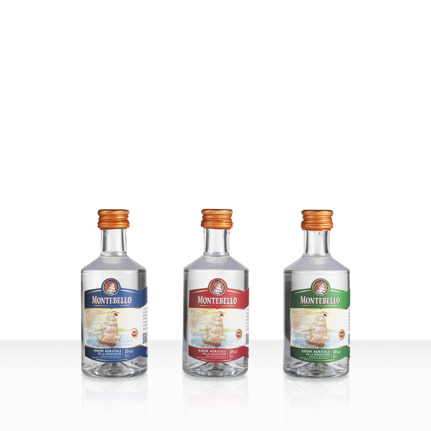 Mignonette Rhum Blanc Agricole Montebello 50% - 5cl| 43% vol | 50cl