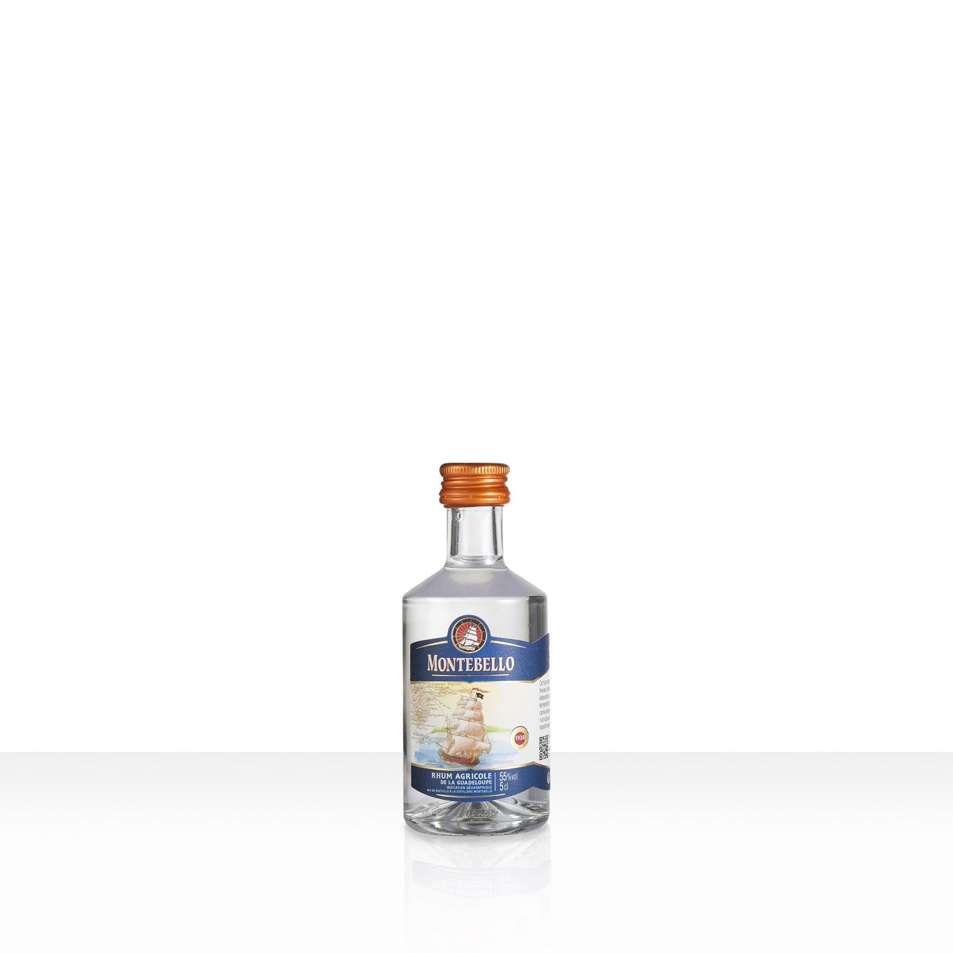 Mignonette Rhum Blanc Agricole Montebello 55% - 5cl| 43% vol | 50cl