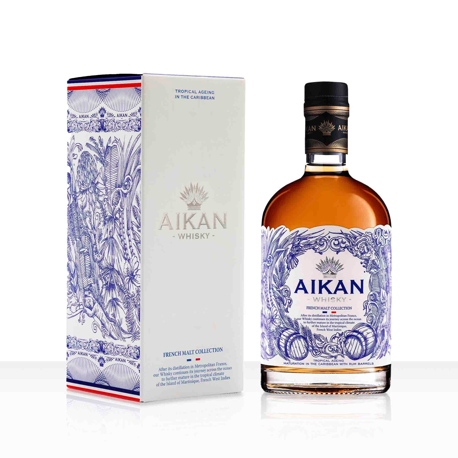 AIKAN FRENCH Collection Whisky - Single Malt Français Tropicalisé| 46% vol | 50cl