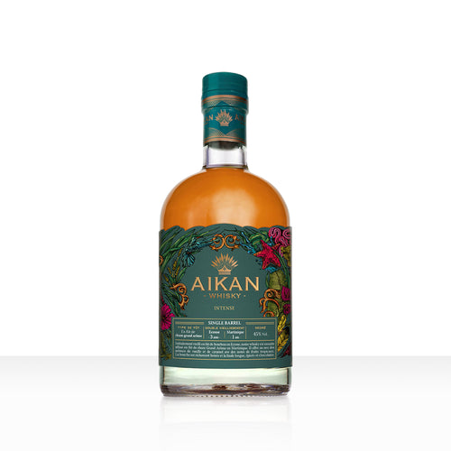 AIKAN INTENSE Rhum Barrel Whisky - Whisky Tropicalisé| 40% vol | 70cl