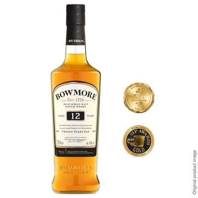Bowmore 12 ans Islay Single Malt Tourbé Écossais| 40% vol | 70cl