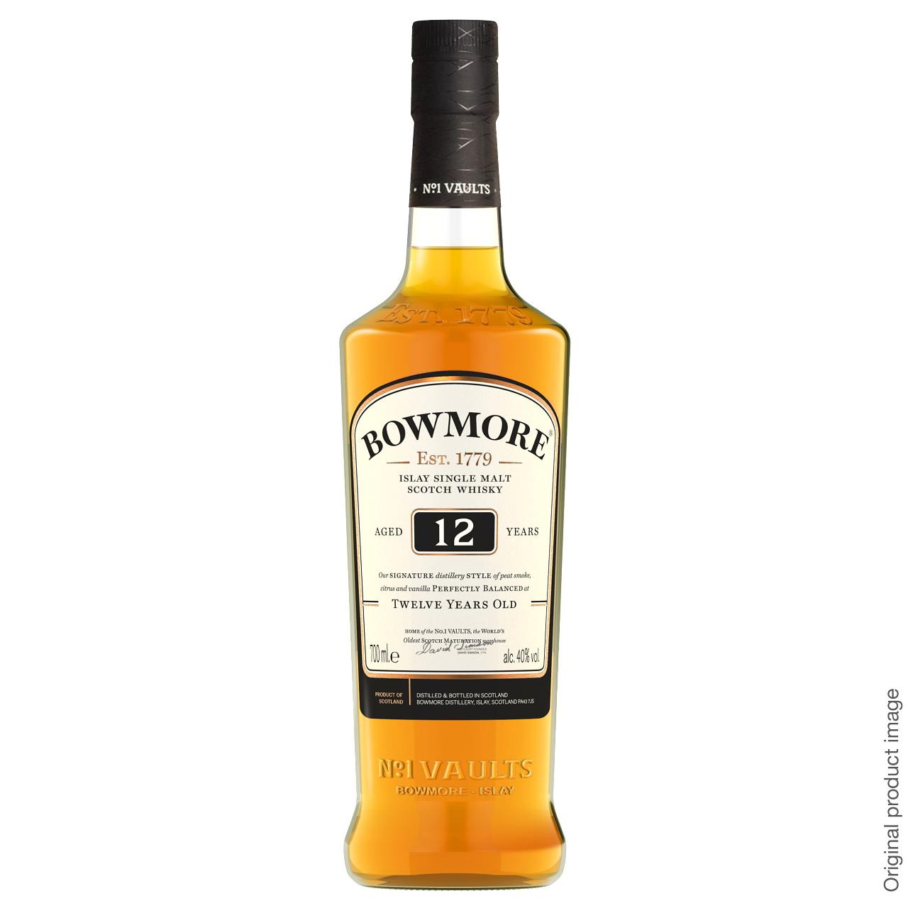 Bowmore 12 ans Islay Single Malt Tourbé Écossais| 40% vol | 70cl