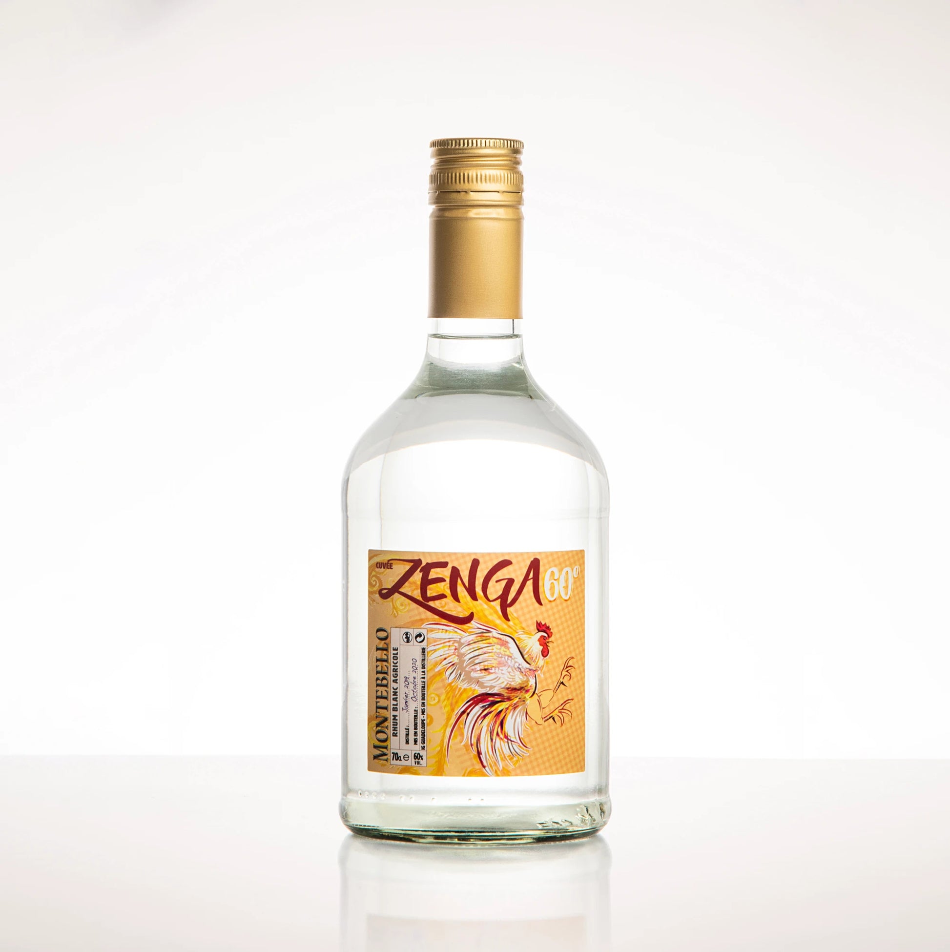 Rhum Blanc Agricole ZENGA Edition - Guadeloupe| 60% vol | 70cl