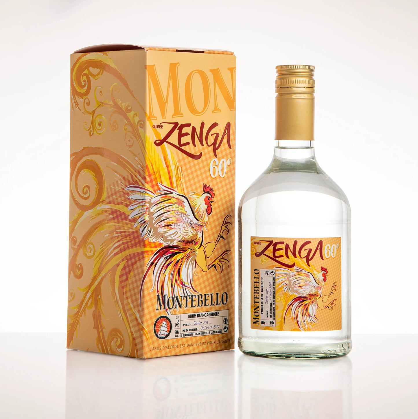 Rhum Blanc Agricole ZENGA Edition - Guadeloupe| 60% vol | 70cl