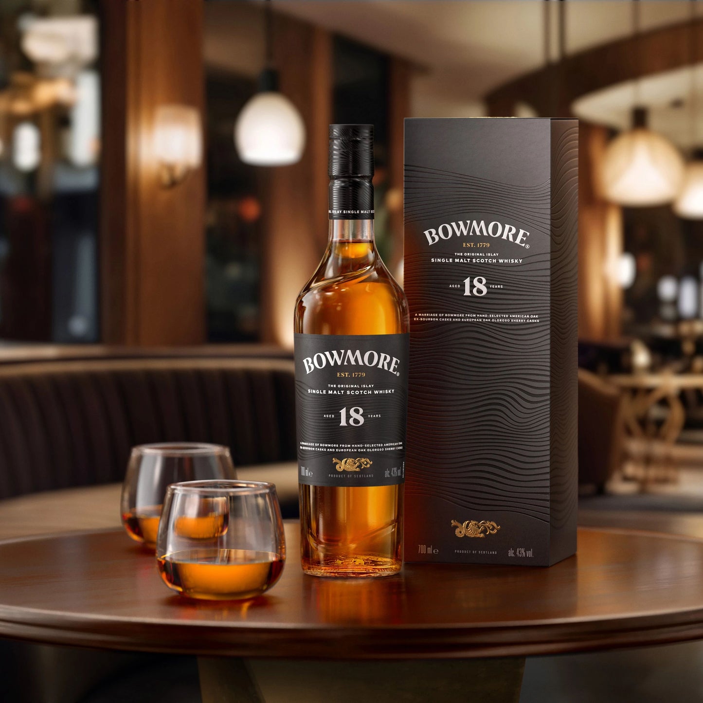 Bowmore 18 ans Single Malt Scotch Whisky Écossais | 43% vol | 70cl