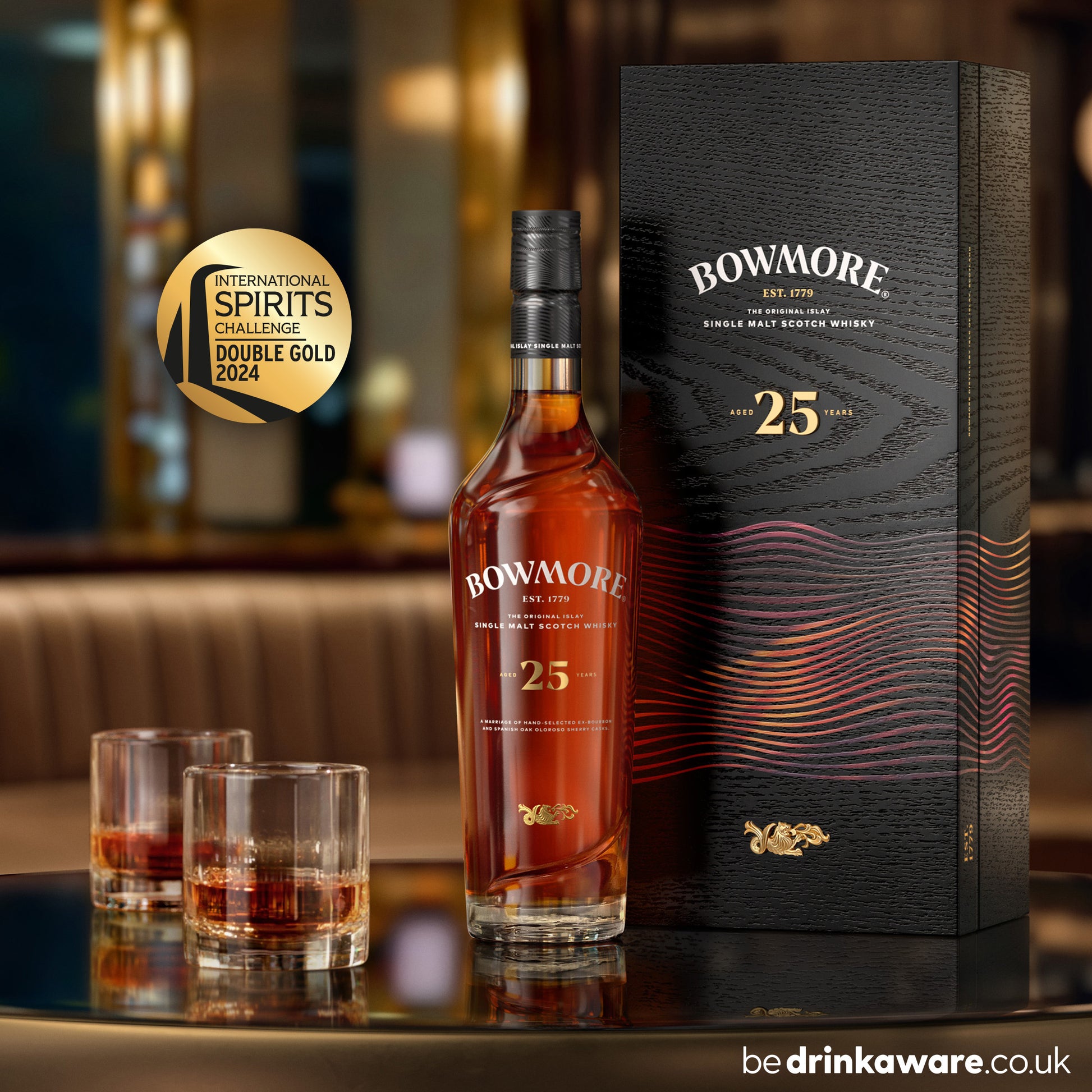Bowmore 25 ans Single Malt Scotch Whisky Écossais | 43% vol | 70cl
