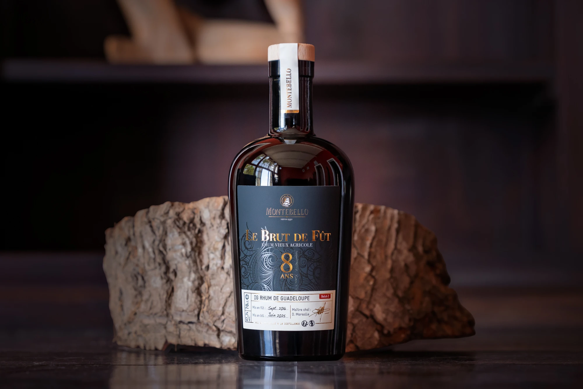 Rhum Vieux Agricole Montebello 8 ans Brut de Fût BATCH 2 - Guadeloupe | 47.7% vol | 70cl