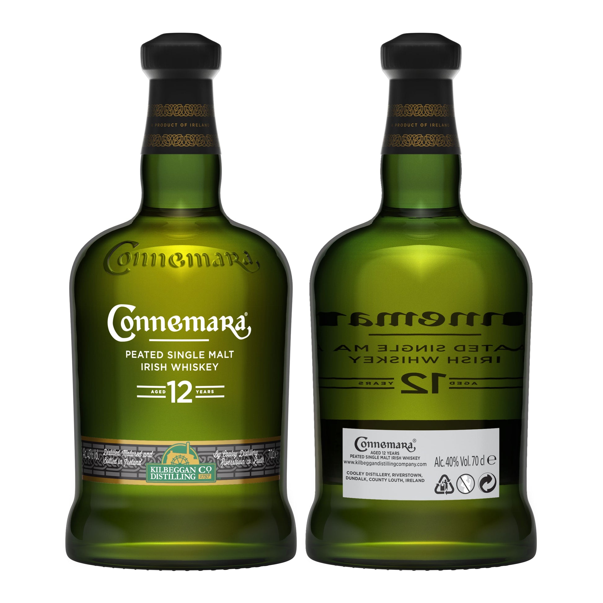 Connemara 12 ans Single Malt Irish Whiskey Tourbé | 40% vol | 70cl