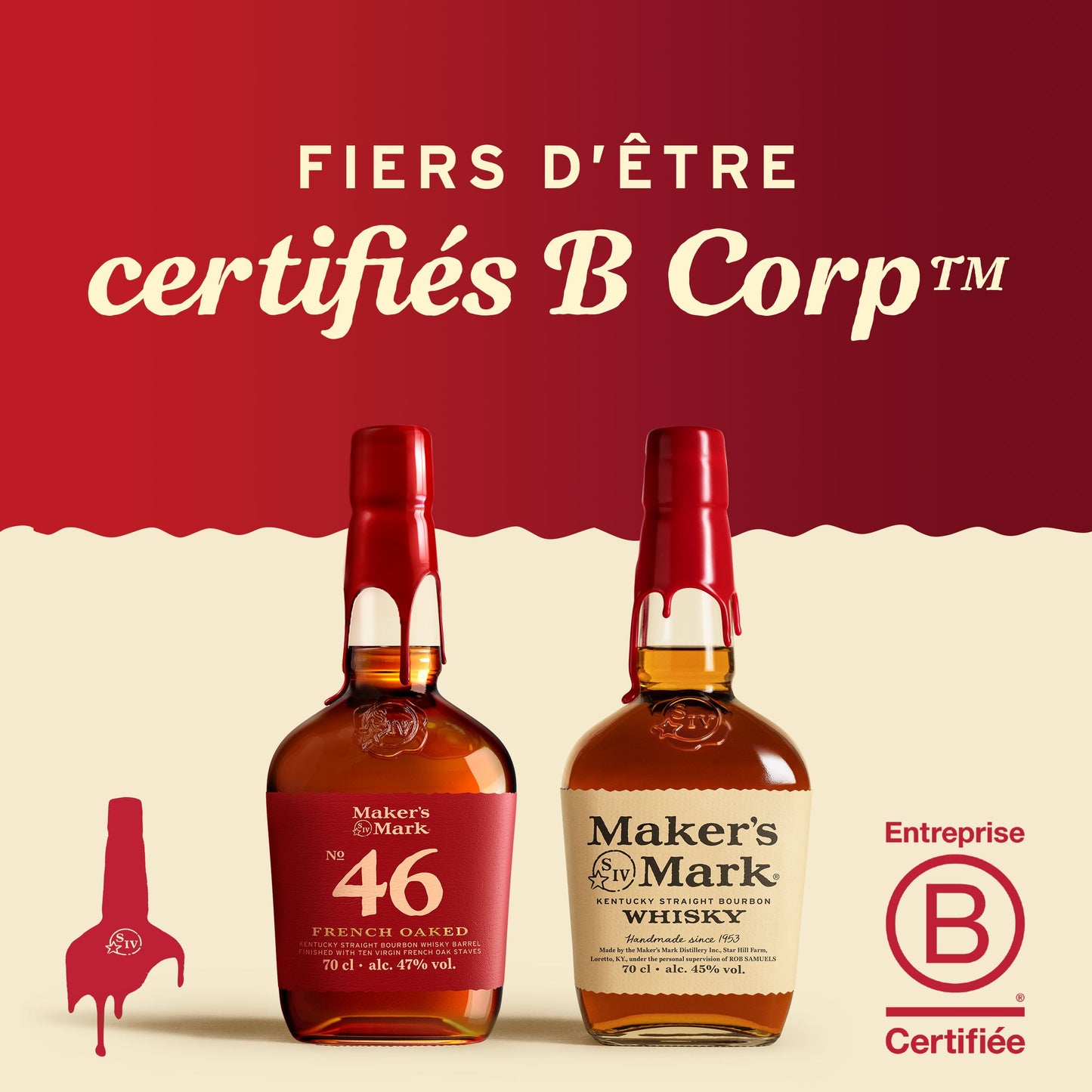 Maker's Mark Kentucky Straight Bourbon Whisky | 45% vol | 70cl