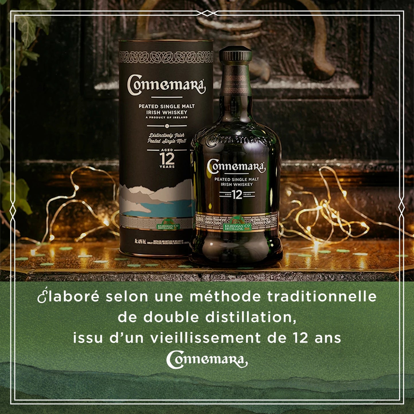 Connemara 12 ans Single Malt Irish Whiskey Tourbé | 40% vol | 70cl