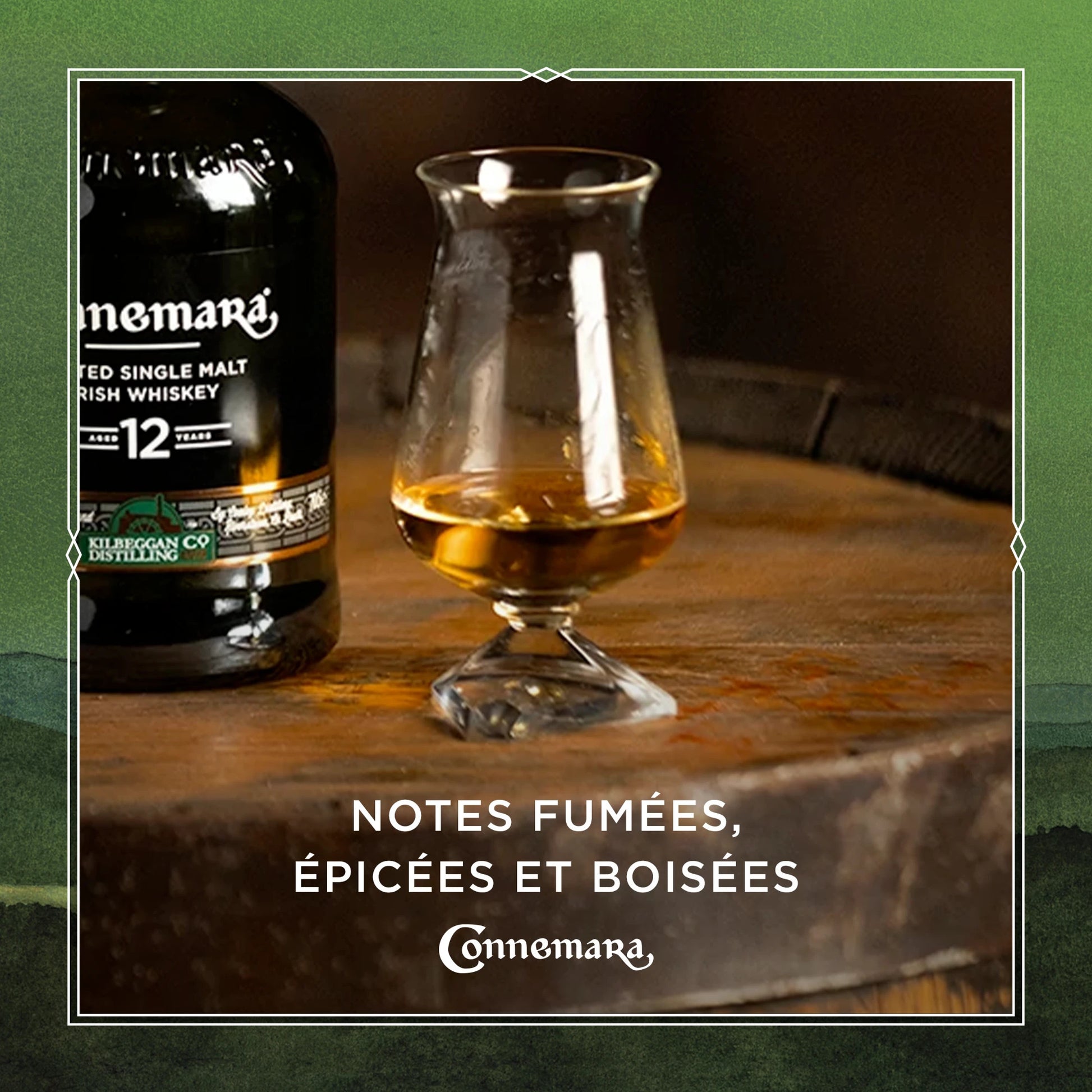 Connemara 12 ans Single Malt Irish Whiskey Tourbé | 40% vol | 70cl