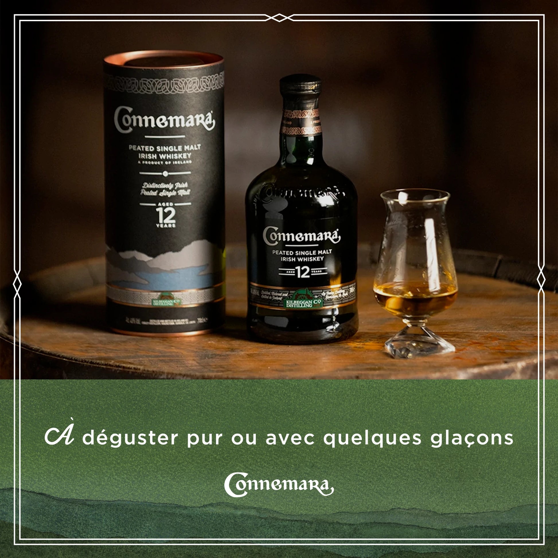 Connemara 12 ans Single Malt Irish Whiskey Tourbé | 40% vol | 70cl