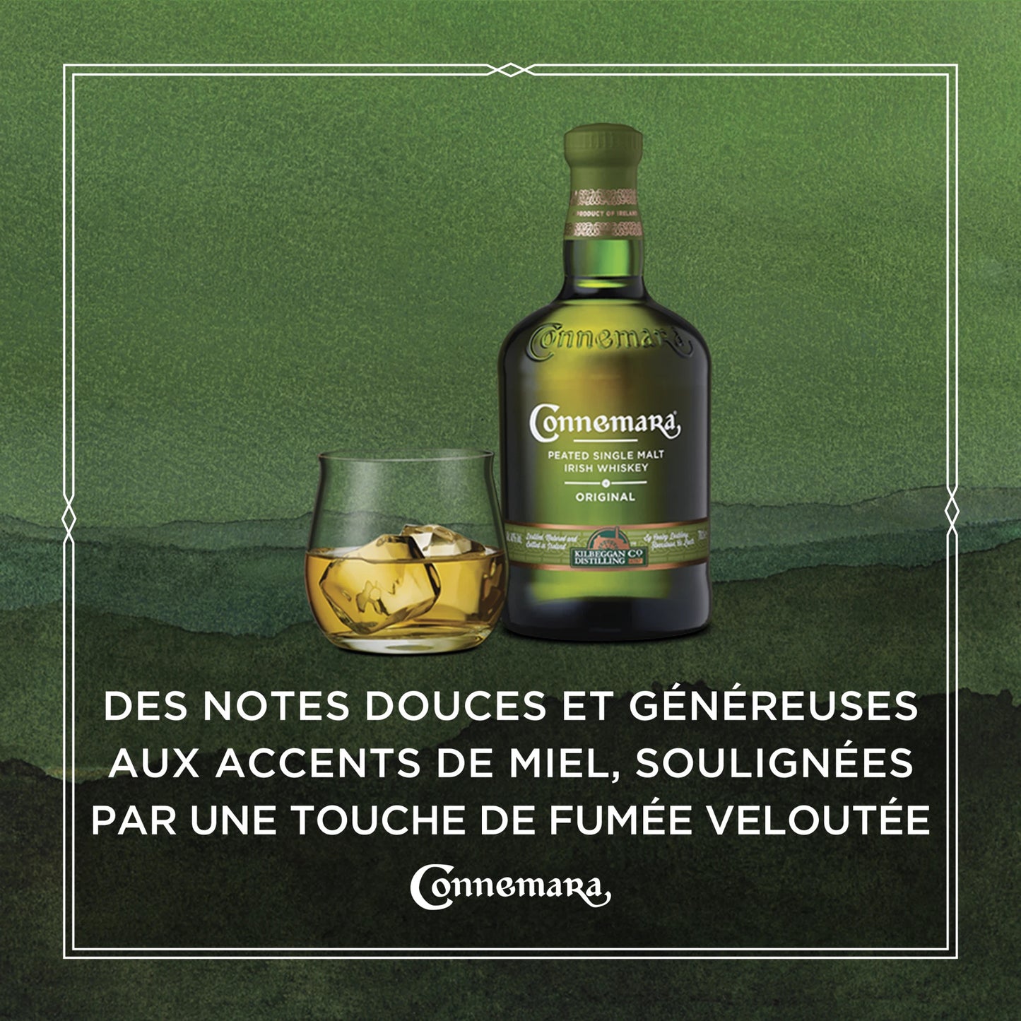 Connemara Original Single Malt Tourbé Irlandais | 40% vol | 70cl