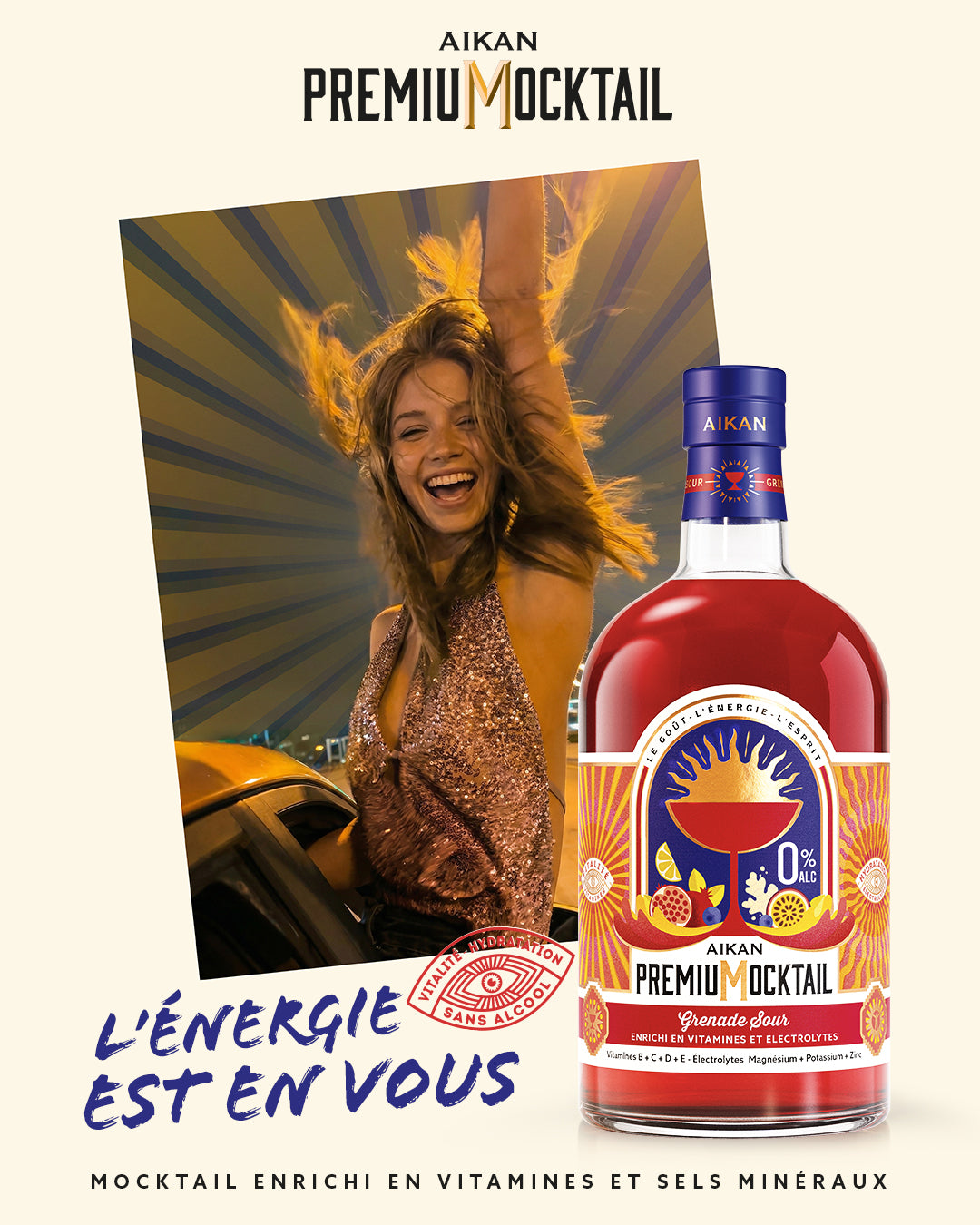AIKAN - PREMIUM MOCKTAIL - GRENADE SOUR