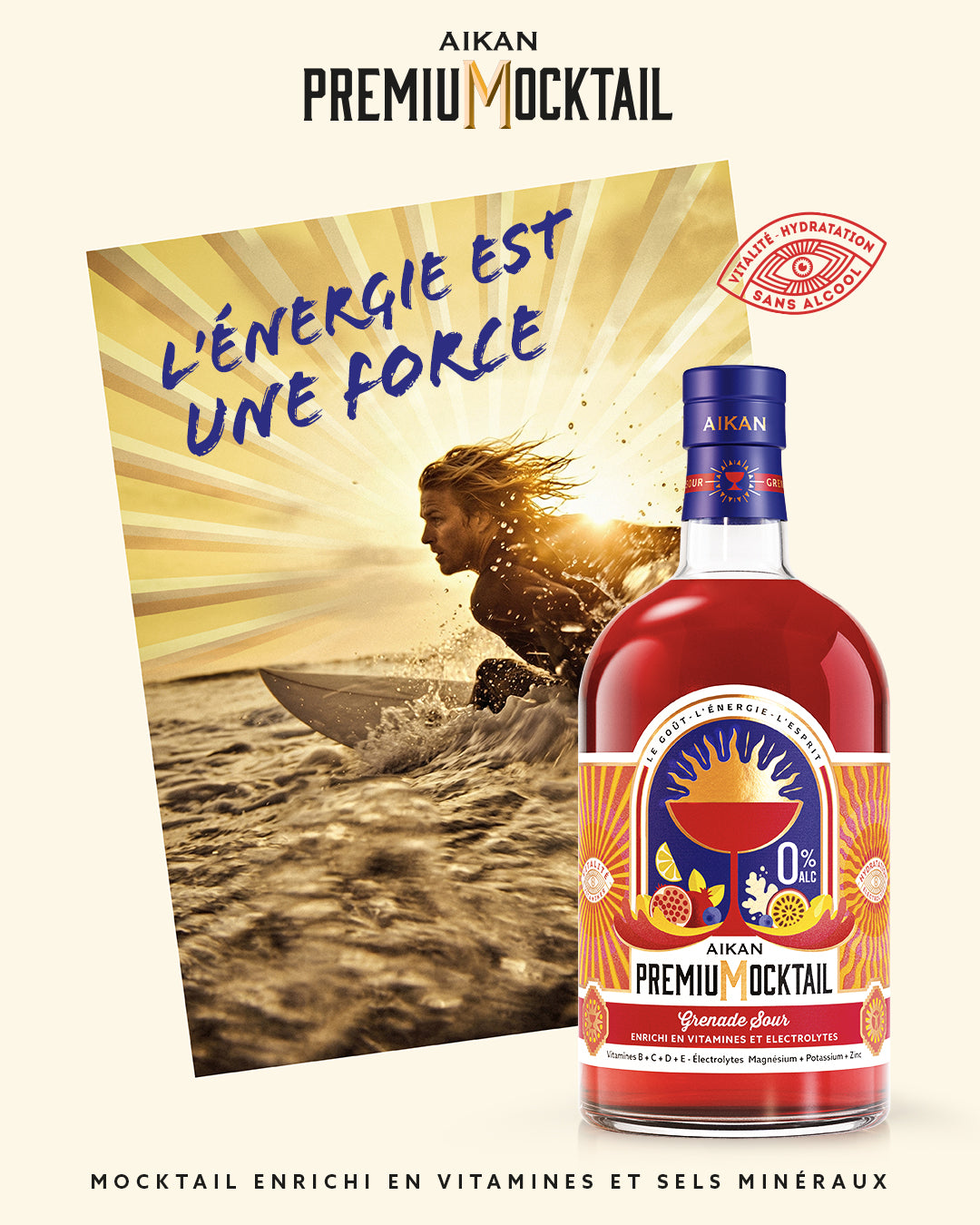 AIKAN - PREMIUM MOCKTAIL - GRENADE SOUR