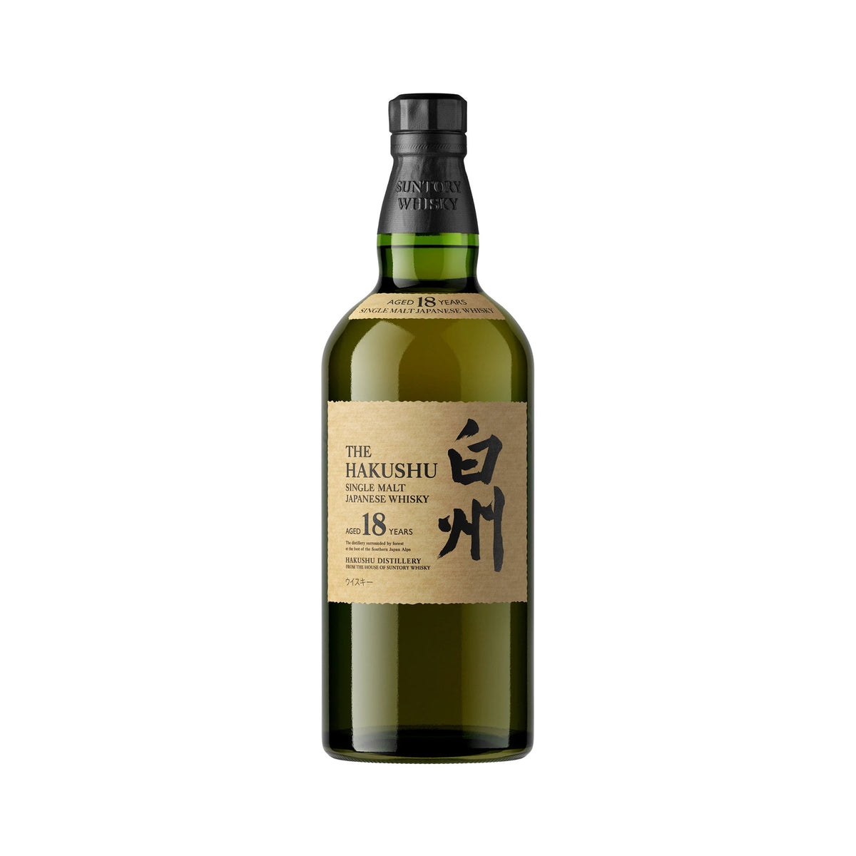 Hakushu 18 ans Single Malt Japanese Whisky | 43% vol | 70cl