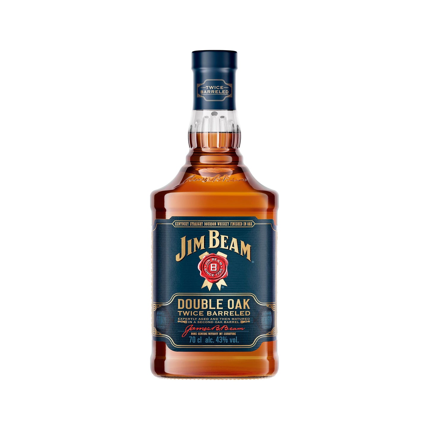 Jim Beam Double OAK Kentucky Straight Bourbon Whisky | 43% vol | 70cl
