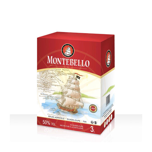 Rhum Blanc Agricole Montebello - Guadeloupe| 50% vol | 300cl