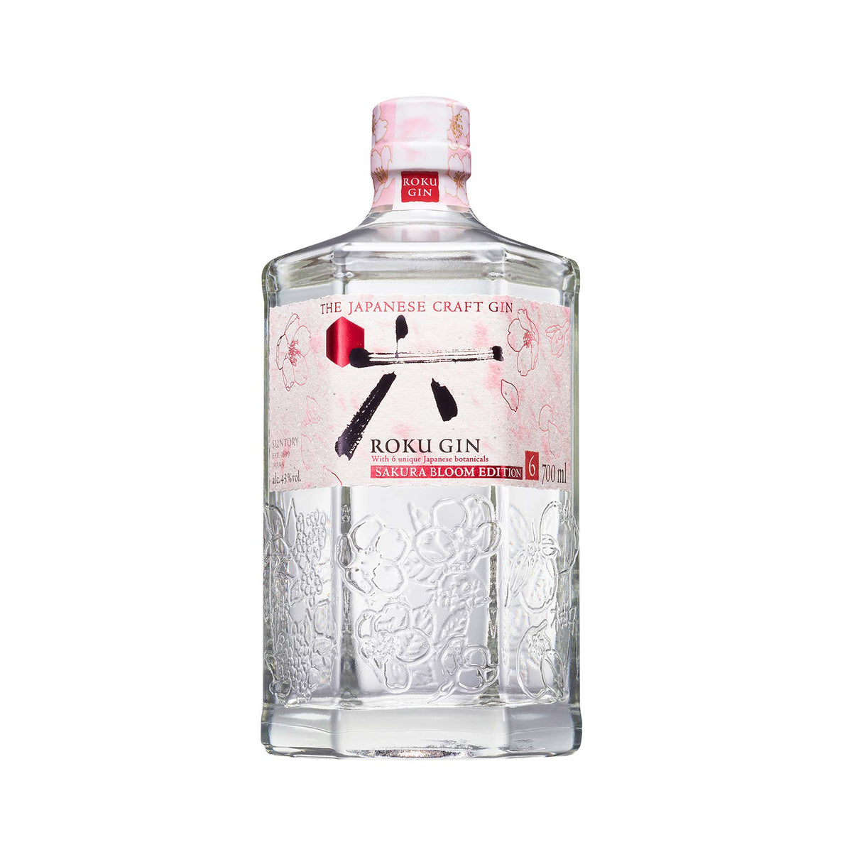 Roku Gin Sakura Bloom Edition Gin Japonais | 43% vol | 70cl